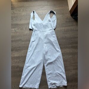 Light blue pantsuit, never worn. Purchased from tj maxx. Tags are still on it